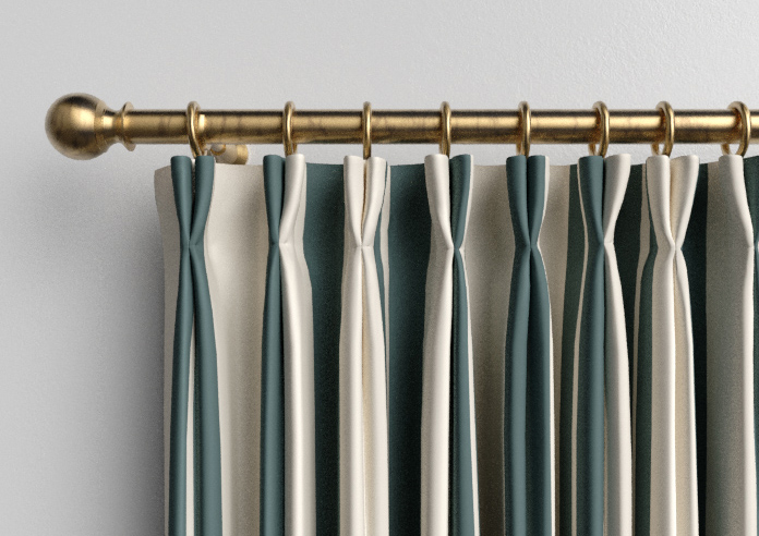 The British Stripe Co. Edward, Teignbridge No.1 - Made to Measure Curtains - Image 10